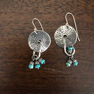 Silpada Sterling Silver and Turquoise Earrings